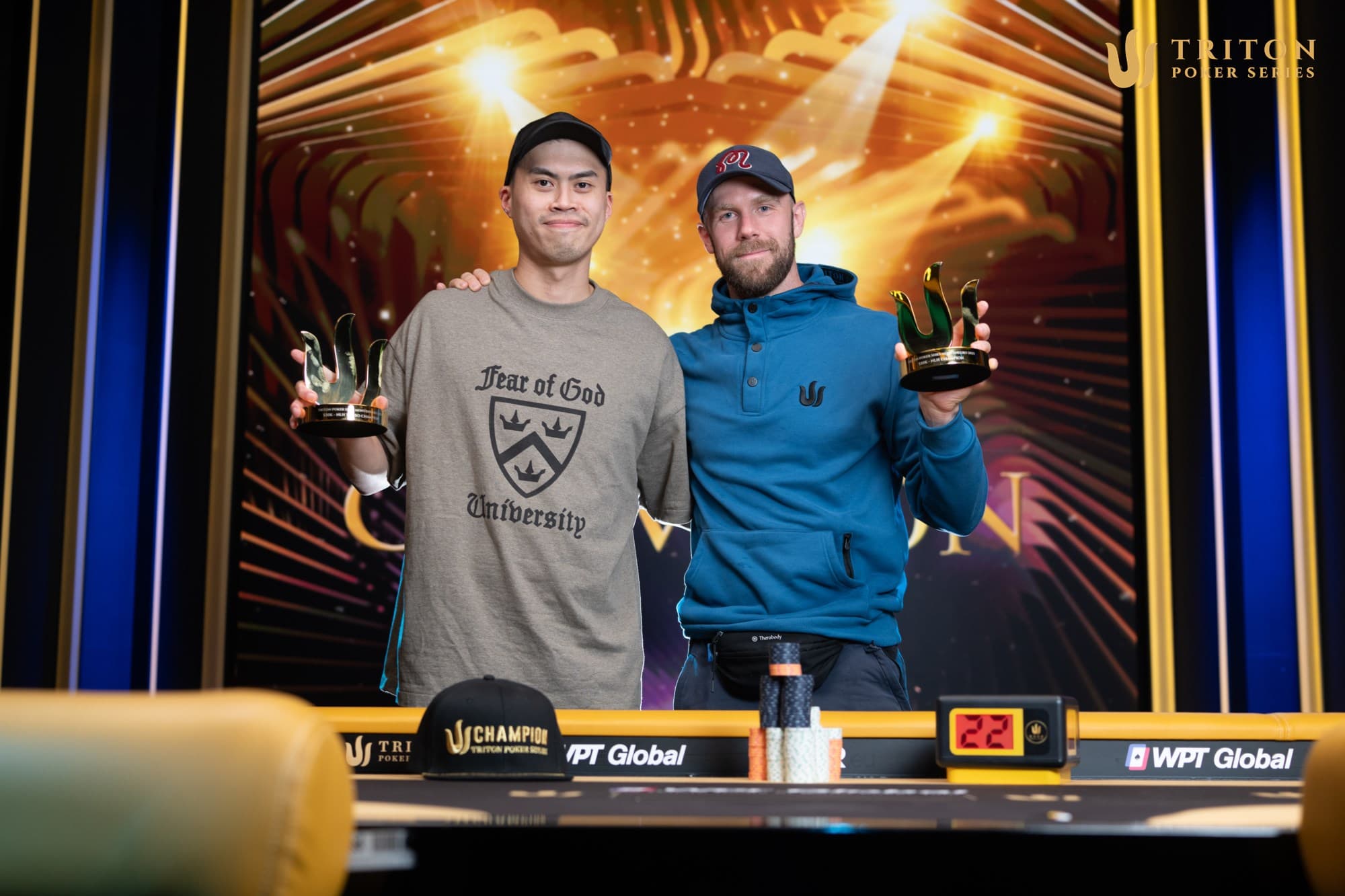 Kiat Lee and Seth Davies won titles almost simultaneously
