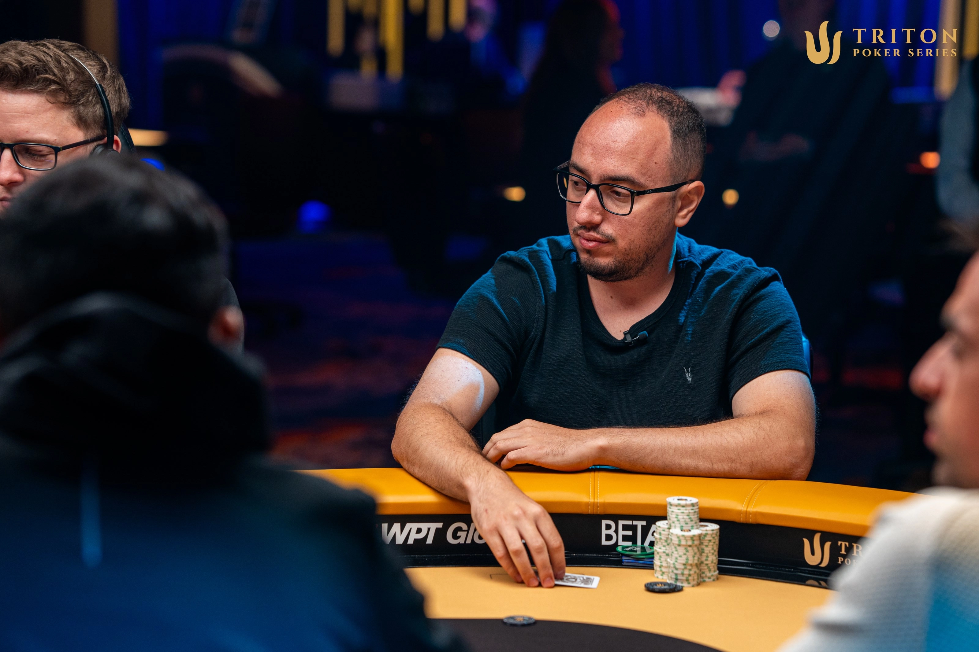 Barak Wisbrod, cash game crusher, at a first Triton final