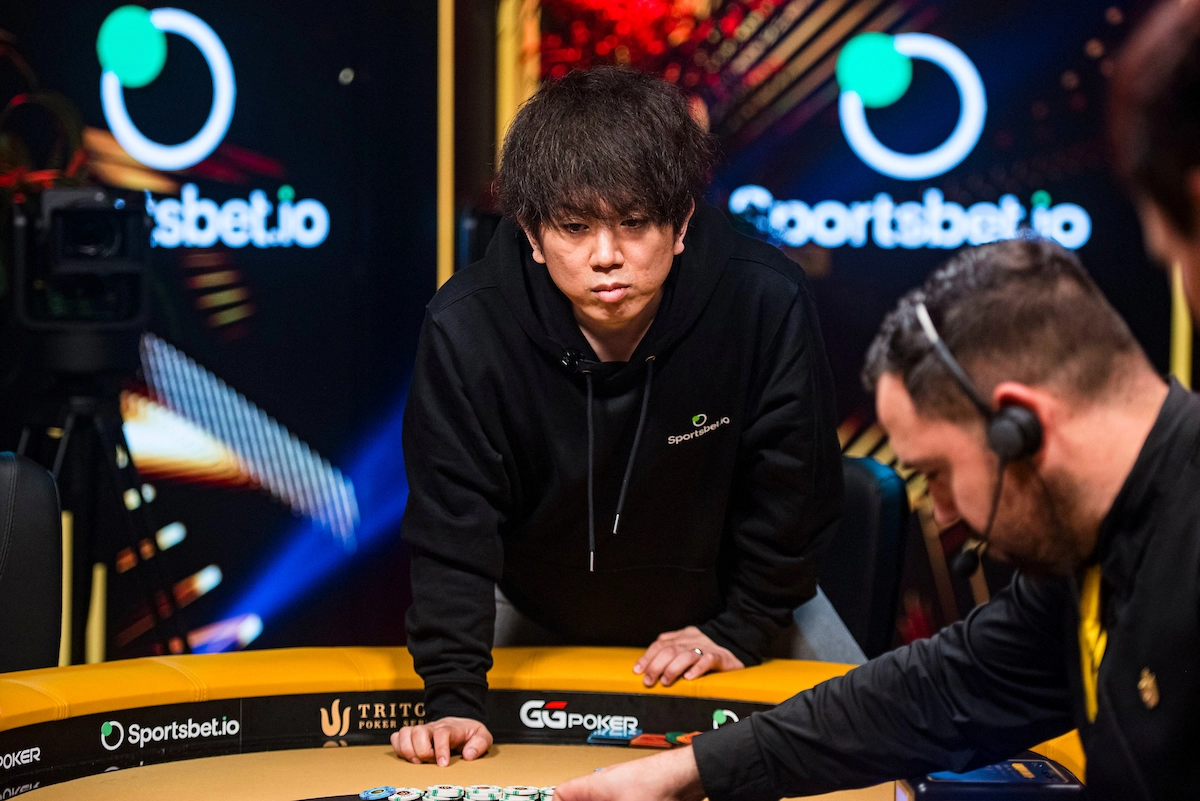 Bubble Boy Oya Masashi 2024 Triton SHRS Montenegro EV13 100K PLO Main Event Day 2 Giron JG52193 1