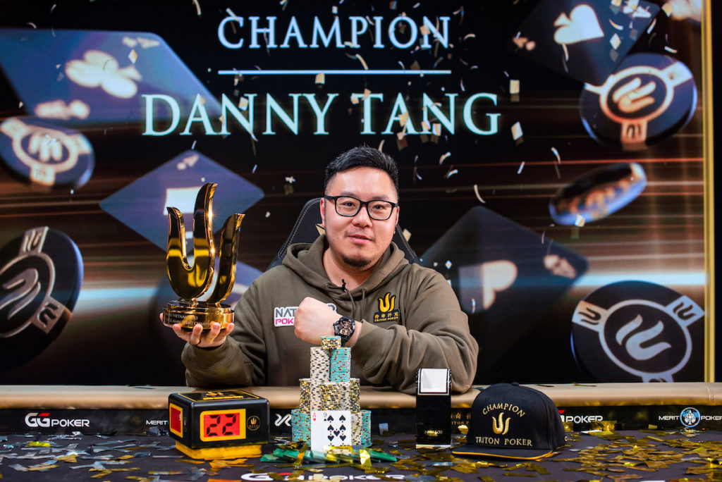 Champion Danny Tang 2023 Triton Cyprus SHRS EV16 50K Short Deck Main Event Final Table Giron 7JG0802 1024x684