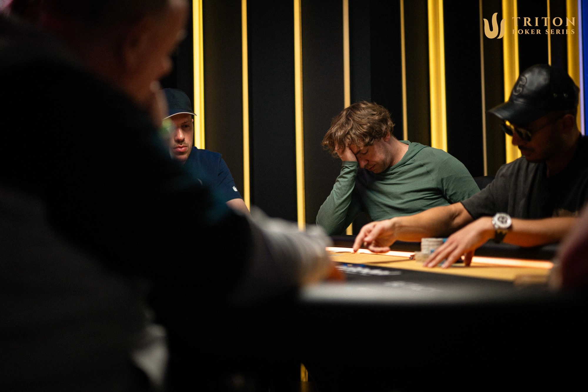 Chris Brewer was one of three players knocked out on the bubble