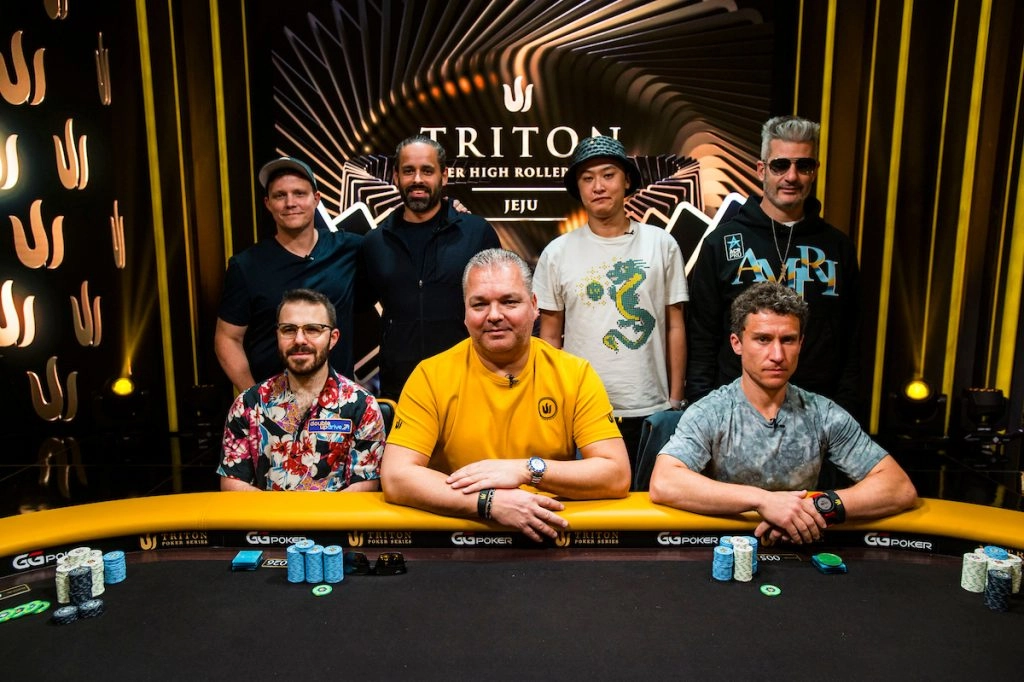 Final Table Players 2024 Triton SHRS JeJu EV13 30K PLO Bounty Quattro 6 Handed Day 2 Giron JG88612 1024x682