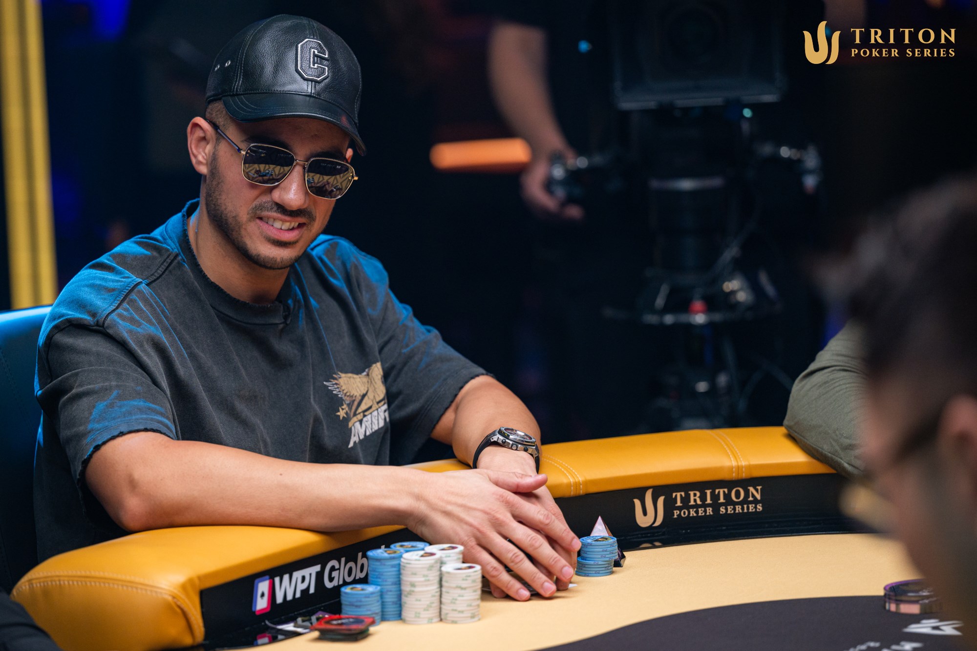 Jamil Wakil was first out from the seven-handed final